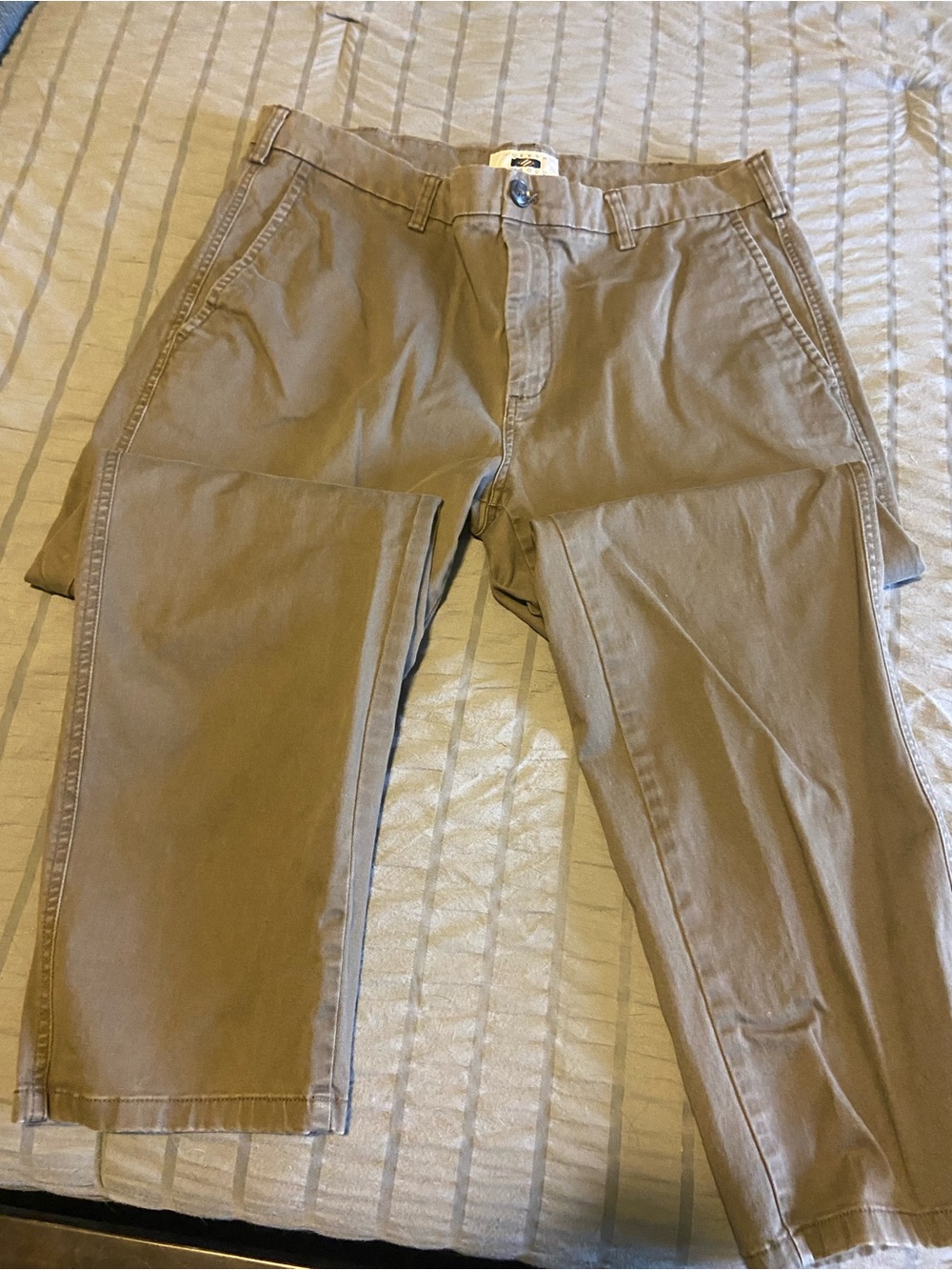 Joseph Abboud Men's Khaki Cotton Chinos - Tan